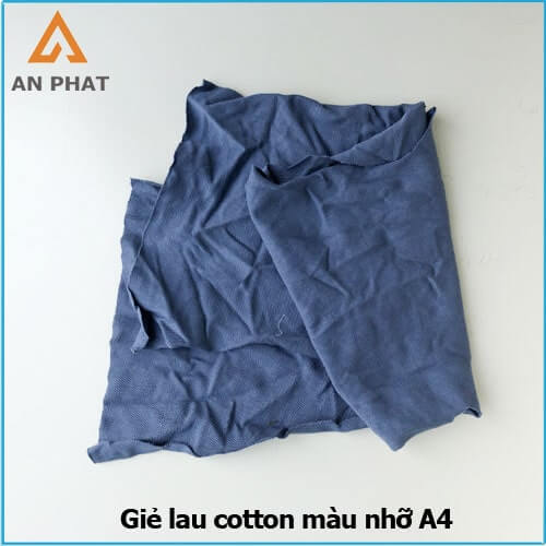 Giẻ lau cotton màu nhỡ A4 tại hải phòng.