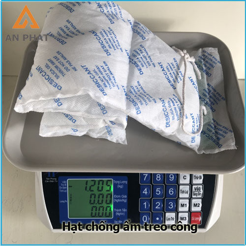 hạt chống ẩm treo công còn đóng trọng lượng theo yêu cầu