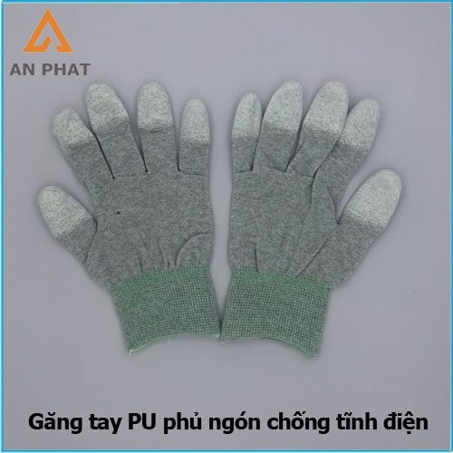 Găng tay pu ngón chống tĩnh điện Size M