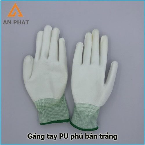 găng tay pu phủ bàn trắng TQ trước