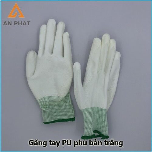Găng tay pu phủ bàn trắng TQ sau