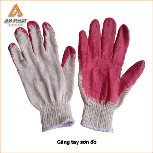 găng tay phủ sơn đỏ Quảng ninh, Hải phòng, Hải Dương