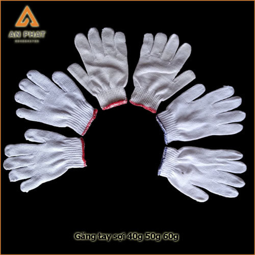 Găng tay sợi 40g 50g 60g
